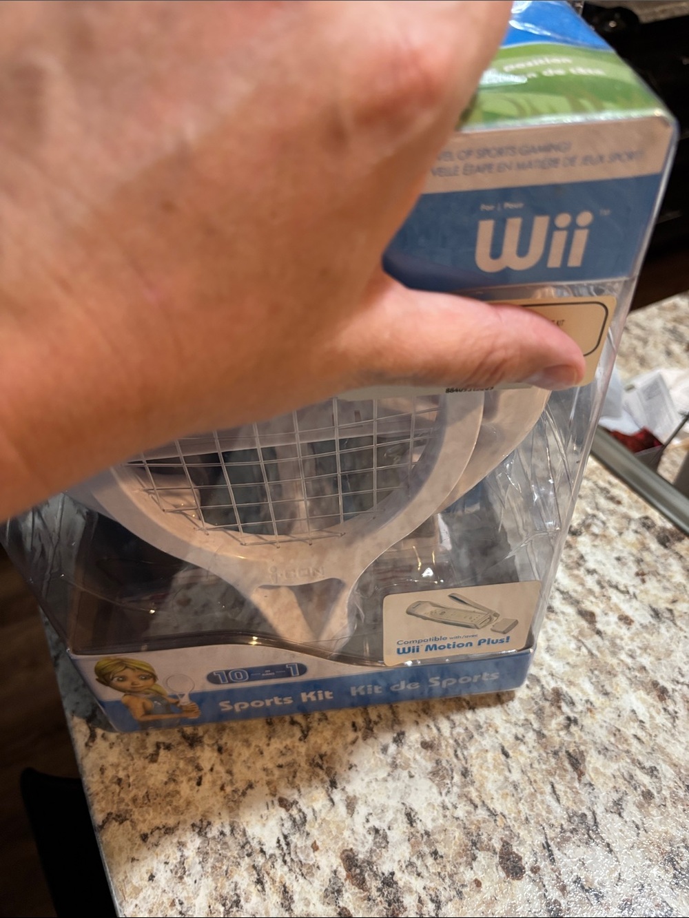Nintendo White Wii Sports Kit Tennis Racket Accessory